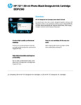 HP 727 130-ML PHOTO BLACK DESIGNJET