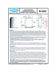 Specifications Sheet 