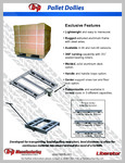 ALUMINUM PALLET DOLLIES spec sheet