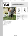 Backyard Pro 554BP12KIT Specsheet Backyard Pro 554BP12KIT Specsheet