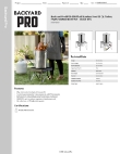 Backyard Pro 554BP30SSKIT Specsheet Backyard Pro 554BP30SSKIT Specsheet