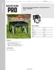 Backyard Pro 554BPSQ16 Specsheet Backyard Pro 554BPSQ16 Specsheet