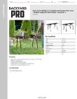 Backyard Pro 554BPSQ212 Specsheet