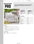 Backyard Pro KIT Specsheet Backyard Pro KIT Specsheet