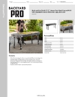 Backyard Pro 554CHAR72 Specsheet Backyard Pro 554CHAR72 Specsheet