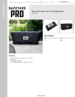 Backyard Pro 554CHARCVR60 Specsheet Backyard Pro 554CHARCVR60 Specsheet