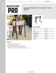Backyard Pro 554KEBAB26 Specsheet Backyard Pro 554KEBAB26 Specsheet