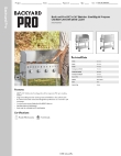 Backyard Pro 554LPG36WGKIT Specsheet Backyard Pro 554LPG36WGKIT Specsheet