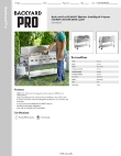 Backyard Pro 554LPG60WGKIT Specsheet Backyard Pro 554LPG60WGKIT Specsheet