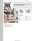 Backyard Pro Butcher Series 554BMSTM Specsheet