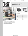 Backyard Pro Butcher Series BY1139-6T Specsheet