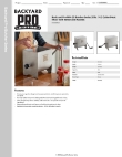 Backyard Pro Butcher Series MM-301042 Specsheet