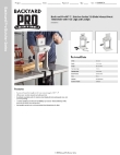 Backyard Pro Butcher Series 1A-MT105 Specsheet