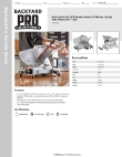 Backyard Pro Butcher Series 554SL110E Specsheet