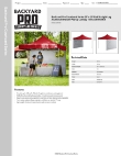 Backyard Pro Courtyard Series KIT OF 554ALP10X10R/55410X10WALL Specsheet Backyard Pro Courtyard Series KIT OF 554ALP10X10R/55410X10WALL Specsheet