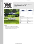 Backyard Pro Courtyard Series ULA NAVY 10X10 Specsheet