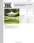 Backyard Pro Courtyard Series ULA WHITE 10X10 Specsheet