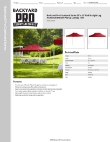 Backyard Pro Courtyard Series ULA RED 10X15 Specsheet Backyard Pro Courtyard Series ULA RED 10X15 Specsheet