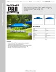 Backyard Pro Courtyard Series ULA BLUE 10X20 Specsheet Backyard Pro Courtyard Series ULA BLUE 10X20 Specsheet