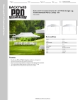 Backyard Pro Courtyard Series ULA WHITE 10X20 Specsheet