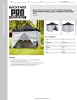 Backyard Pro Courtyard Series KIT OF 554AP10X10BK AND 554WALLKIT Specsheet Backyard Pro Courtyard Series KIT OF 554AP10X10BK AND 554WALLKIT Specsheet