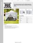 Backyard Pro Courtyard Series KIT OF 554ALP10X10W AND 554WALLKIT Specsheet