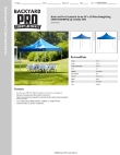 Backyard Pro Courtyard Series MK35 HD BLUE 10X10 Specsheet