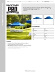 Backyard Pro Courtyard Series SP HD BLUE 10X15 Specsheet