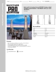 Backyard Pro Courtyard Series PH08-A(SS) Specsheet Backyard Pro Courtyard Series PH08-A(SS) Specsheet