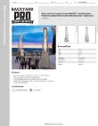 Backyard Pro Courtyard Series PH08-A(S) Specsheet Backyard Pro Courtyard Series PH08-A(S) Specsheet