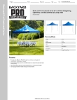 Backyard Pro 554LTBYP10X10B Specsheet