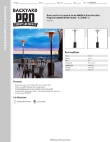 Backyard Pro Courtyard Series PH07-BLK Specsheet