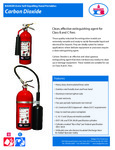 BADGER Extra Carbon Dioxide Self-Expelling Extinguishers Specsheet BADGER Extra Carbon Dioxide Self-Expelling Extinguishers Specsheet