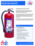 BADGER Purple K Extinguisher Specsheet BADGER Purple K Extinguisher Specsheet