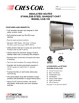Banquet Cart Specsheet