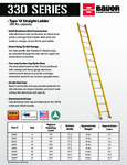 Bauer 85233014 330 Series Ladders SS