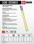 Bauer 85233608 336 Series Ladders SS Bauer 85233608 336 Series Ladders SS