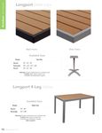 BFM Seating Longport Tabletops and 4-Leg 