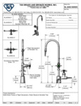 T&S BL-6050 Series Specsheet T&S BL-6050 Series Specsheet