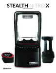 Blendtec Stealth Nitro X SpecSheet Blendtec Stealth Nitro X SpecSheet