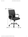 BLN-6GCCHR2286-BK-GG Chair Spec Sheet