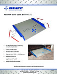 Bluff C Series Red Pin Dock Board SS 20915C6060 Bluff C Series Red Pin Dock Board SS 20915C6060