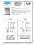 Bobrick 166 Specsheet