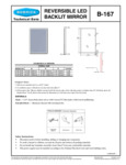 Bobrick 167 Specsheet Bobrick 167 Specsheet