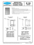 Bobrick B-165 Specsheet