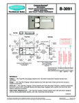 Bobrick B-3091 Recessed Dispenser Specsheet