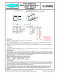 Bobrick B-35883 Spec Sheet Bobrick B-35883 Spec Sheet
