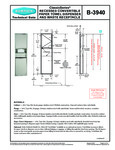 Bobrick B-3940 Spec Sheet Bobrick B-3940 Spec Sheet