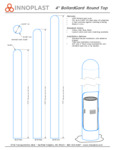 Innoplast 4" Round Round bolloardgard bollard covers spec sheet