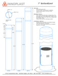 Innoplast 7" Round bolloardgard bollard covers spec sheet Innoplast 7" Round bolloardgard bollard covers spec sheet